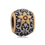 Stainless Steel Beads AA021I VNISTAR Two Tone Beads