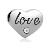 Stainless Steel Beads,high polished AA275 VNISTAR Heart & Family Beads