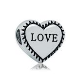 Stainless Steel Beads,high polished AA525B VNISTAR Heart & Family Beads