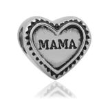 Stainless Steel Beads,high polished AA574 VNISTAR Heart & Family Beads