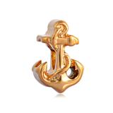Steel Anchor Beads,Gold Plated AA703 VNISTAR Religion & Symbol Beads