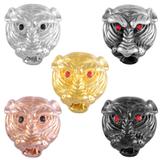 Stainless Steel Big Hole Tiger Beads AA801 VNISTAR Steel Skull Beads