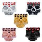 Stainless Steel Big Hole Skull Beads AA814 VNISTAR Steel Skull Beads