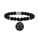 Stainless Steel Beaded Bracelet B052 VNISTAR Steel Men's Bracelets