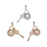 Copper Cubic Zirconia Pendant CA050 VNISTAR Cubic Zircon Pendants