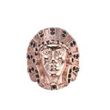 Copper Cubic Zirconia Pendant CA060 VNISTAR Copper Beads