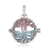 CZ Harmony Ball Locket Pendant CA239-1 VNISTAR Harmony Ball Pendants