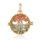 CZ Harmony Ball Locket Pendant CA239-2 VNISTAR Harmony Ball Pendants