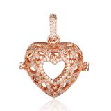 CZ Harmony Ball Locket Pendant CA241-3 VNISTAR Jewellery