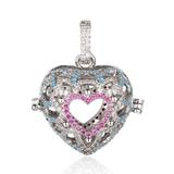 CZ Harmony Ball Locket Pendant CA242-1 VNISTAR Pendant