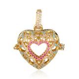 CZ Harmony Ball Locket Pendant CA242-2 VNISTAR Pendant