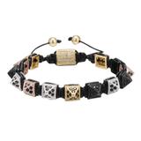 Copper Cubic Zirconia Bracelet CB043 VNISTAR Men's Copper Zirconia Bracelets