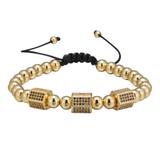 Copper Cubic Zirconia Bracelet CB045 VNISTAR Men's Copper Zirconia Bracelets