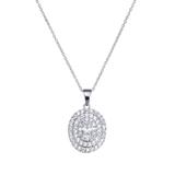 Copper Cubic Zircon Necklace CN121 VNISTAR Cubic Zircon Necklaces