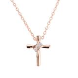 Copper Cubic Zircon Necklace CN123-2 VNISTAR Cubic Zircon Necklaces