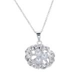 Copper Cubic Zircon Necklace CN133 VNISTAR Cubic Zircon Necklaces