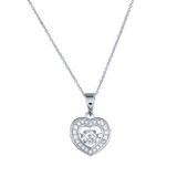 Copper Cubic Zircon Necklace CN135 VNISTAR Cubic Zircon Necklaces