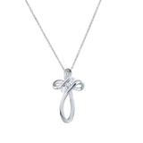 Copper Cubic Zircon Necklace CN146-1 VNISTAR Cubic Zircon Necklaces