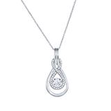 Copper Cubic Zircon Necklace CN151-1 VNISTAR Necklaces