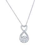 Copper Cubic Zircon Necklace CN153 VNISTAR Cubic Zircon Necklaces