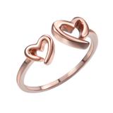Copper Cubic Zirconia Rose Gold Plated Ring CR002-8 VNISTAR Copper Cubic Zirconia Rings