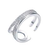 Coper Cubic Zirconia Ring CR033-8 VNISTAR Copper Cubic Zirconia Rings