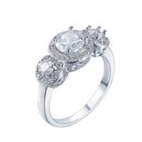 Coper Cubic Zirconia Ring CR035 VNISTAR Rings