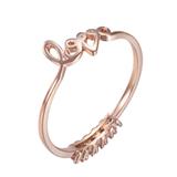 Coper Cubic Zirconia Ring CR085 VNISTAR Copper Cubic Zirconia Rings