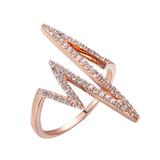 Coper Cubic Zirconia Ring CR096 VNISTAR Copper Cubic Zirconia Rings