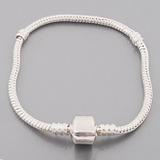 Vnistar silver plated snake chain bracelet JB033 JB033 VNISTAR Metal Charms