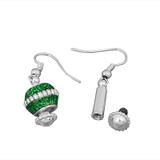 Vnistar silver plated earrings fit european beads JB281 VNISTAR Alloy European Beads