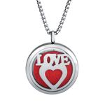 Stainless Steel 30mm Essential Oil Diffuser  Locket Pendant N139-2 VNISTAR Jewellery