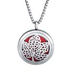Stainless Steel 30mm Essential Oil Diffuser  Locket Pendant N152-2 VNISTAR Steel Essential Oil Difusser Pendant
