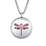 Stainless Steel 30mm Essential Oil Diffuser Necklace with 8 mix Pads N177 VNISTAR Jewellery