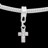 Vnistar Alloy Crystal Cross Dangle beads PBD006 PBD006 VNISTAR Alloy European Beads