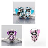 Vnistar Alloy Floral Fairy European Beads PBD080 PBD080 VNISTAR Charms