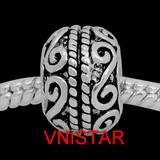 Vnistar antique silver metal european beads PBD1124 PBD1124 VNISTAR Old Products