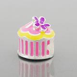 Vnistar Alloy Enamel Birthcake European Beads PBD116 PBD116 VNISTAR Charms