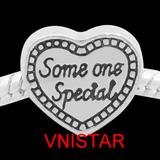 Vnistar Alloy Heart Some One Special European Beads PBD138 PBD138 VNISTAR Charms