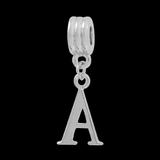 Vnistar metal alloy letter european dangle beads PBD1665 PBD1665 VNISTAR Alloy Dangle Charms