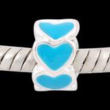 Vnistar heart spacer charms PBD1805 PBD1805 VNISTAR Alloy Enamel Beads