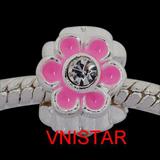 Vnistar enamel flower beads PBD1854 PBD1854 VNISTAR Alloy Enamel Beads