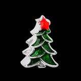 Alloy Christmas tree Enamel European Beads PBD227 VNISTAR Alloy Enamel Beads