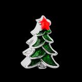 Alloy Christmas tree Enamel European Beads PBD227 VNISTAR Alloy European Beads