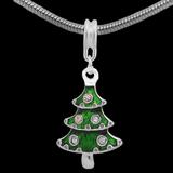 Alloy Christmas Tree European Beads PBD245 VNISTAR Alloy Enamel Beads