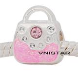 Vnistar sparkly enamel bag beads PBD2502 PBD2502 VNISTAR Metal Charms