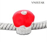 Alloy cupcake European Beads PBD2668 VNISTAR Charms