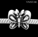 Vnistar Alloy Butterfly European Beads PBD3315-2 PBD3315-2 VNISTAR Alloy Plain Beads