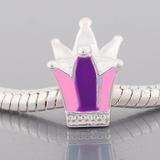 Vnistar Alloy Purple Crown European Beads PBD332-2 PBD332-2 VNISTAR Metal Charms