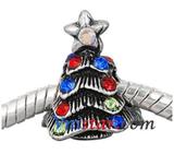 Vnistar Alloy Christmas Tree European Beads PBD3387 PBD3387 VNISTAR Alloy Crystal Stone Beads